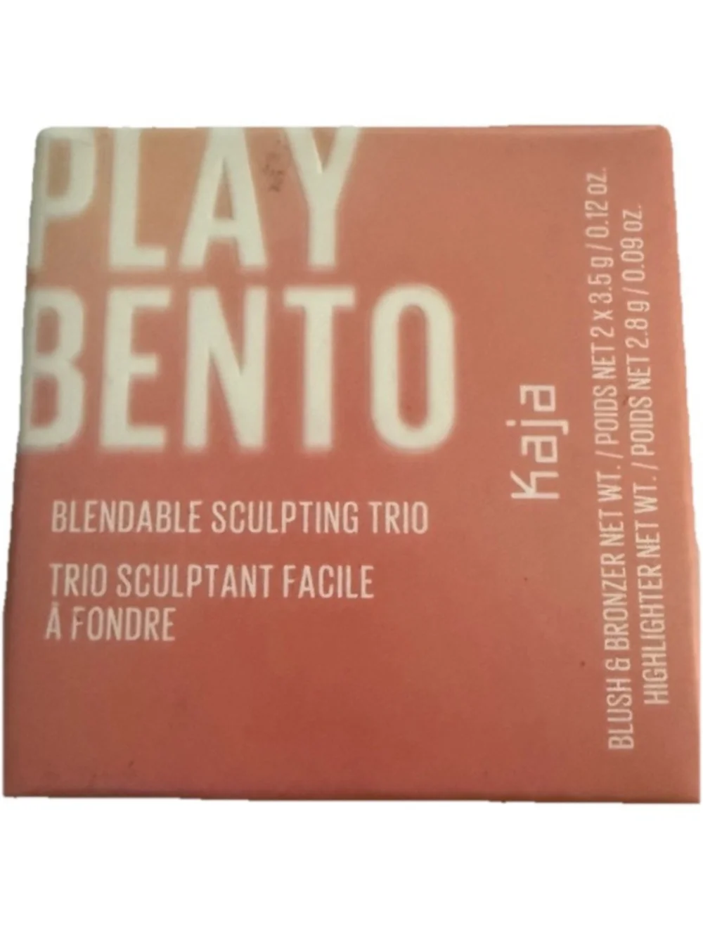 Kaja Beauty Bento Butter Up Blush Bronzer Highlighter Trio Makeup NIB Sealed